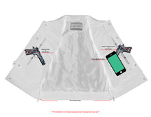 Load image into Gallery viewer, DS177 UPGRADED STYLE GUN POCKETS, HIDDEN #10" BLACK METAL ZIPPER, SIDE ZIPPERS