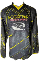 Load image into Gallery viewer, Malcom Smith RockStar Energy Racing Jersey BLK/Y/Grey
