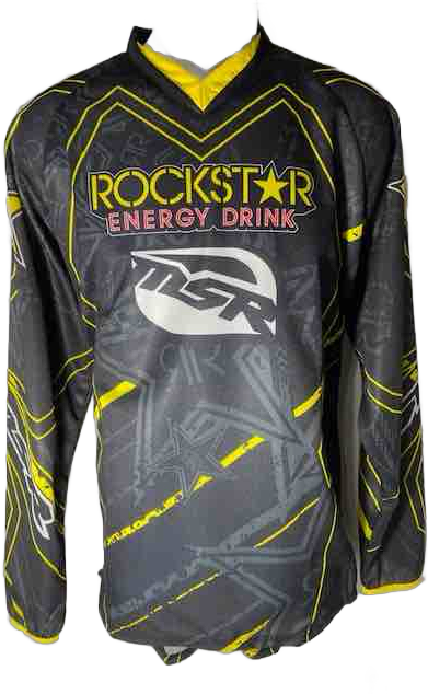 Malcom Smith RockStar Energy Racing Jersey BLK/Y/Grey