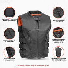 Load image into Gallery viewer, DS007 MEN&#39;S UPDATED SWAT TEAM STYLE VEST

