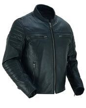Load image into Gallery viewer, DS757 Dagger - Men&#39;s Leather Motorcycle Jacket

