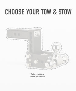 Tow & Stow Adjustable Ball Mount