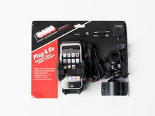 Load image into Gallery viewer, Copy of 06-660 PLUG &amp; GO HANDLEBAR PHONE HOLDER AND CHARGER
