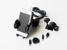 Load image into Gallery viewer, Copy of 06-660 PLUG &amp; GO HANDLEBAR PHONE HOLDER AND CHARGER
