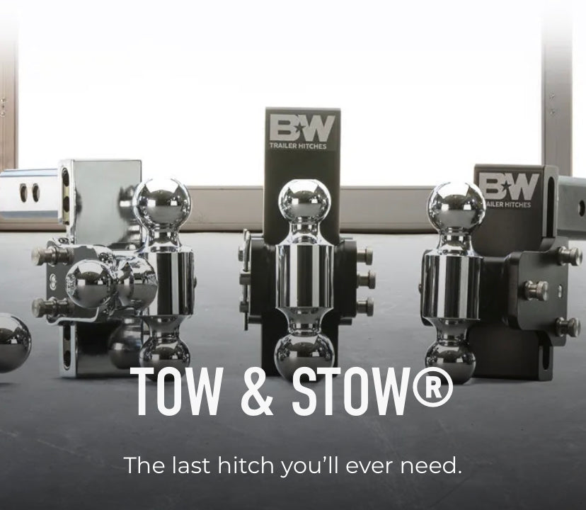 Tow & Stow Adjustable Ball Mount