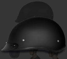 Load image into Gallery viewer, D1-B D.O.T. DAYTONA SKULL CAP - DULL BLACK
