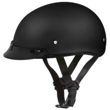 Load image into Gallery viewer, D1-B D.O.T. DAYTONA SKULL CAP - DULL BLACK
