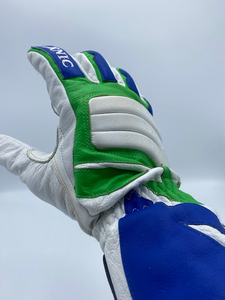 TEKNIC Lightning Glove White,Lime,Blue XXL