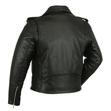 Load image into Gallery viewer, DSpsp730 MEN&#39;S CLASSIC PLAIN SIDE POLICE STYLE M/C JACKET
