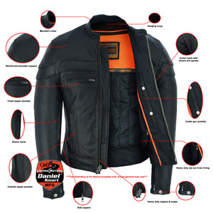 DS701TALL MEN'S SPORTY SCOOTER JACKET - TALL