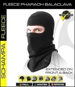 BLCLV006 FLEECE BALACLAVA- PHAROAH W/ EXTENDED FRONT PANEL