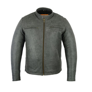 DS709 MEN'S SPORTY CRUISER JACKET (GRAY)