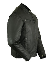 Load image into Gallery viewer, DSlmb742 MEN&#39;S LIGHTWEIGHT DRUM DYED NAKED LAMBSKIN JACKET
