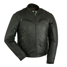 Load image into Gallery viewer, DSlmb742 MEN&#39;S LIGHTWEIGHT DRUM DYED NAKED LAMBSKIN JACKET
