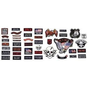 GFPATCH42 42PC EMBROIDERED PATCH SET