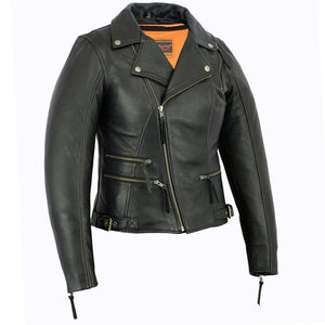 DS804 WOMEN'S UPDATED STYLISH M/C JACKET