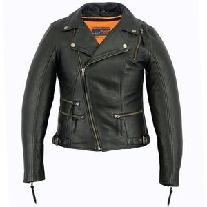 DS804 WOMEN'S UPDATED STYLISH M/C JACKET